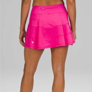 Lululemon Women's Pace Rival tall pink skirt